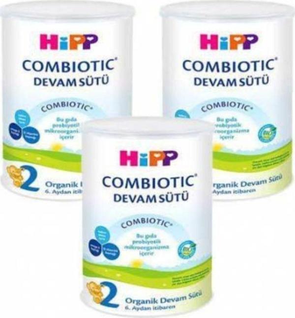 Hipp Organik Combiotic Devam Sütü 2 Numara 350 gr x 3 Adet - Image 1
