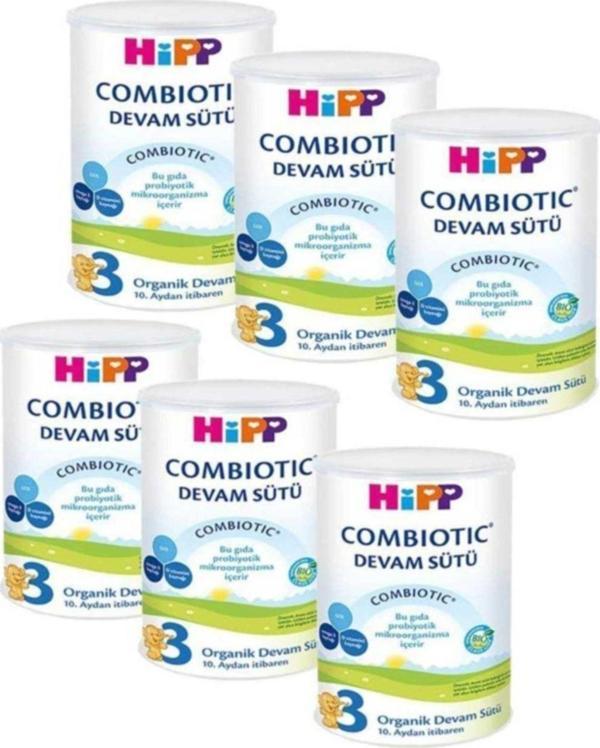 Hipp Organik Combiotic Devam Sütü 3 Numara 350 gr x 6 Adet - Image 1
