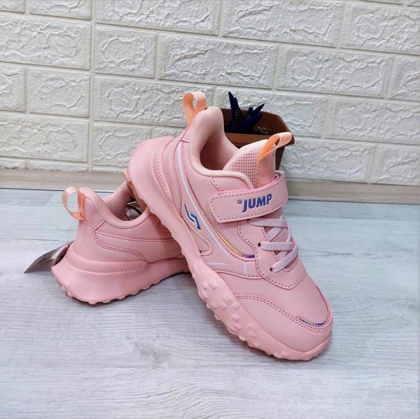 Jump 29601 Açık Pembe Cırtlı Fuspetli Ortapedik Kız Çocuk Spor Ayakkabı - Image 1