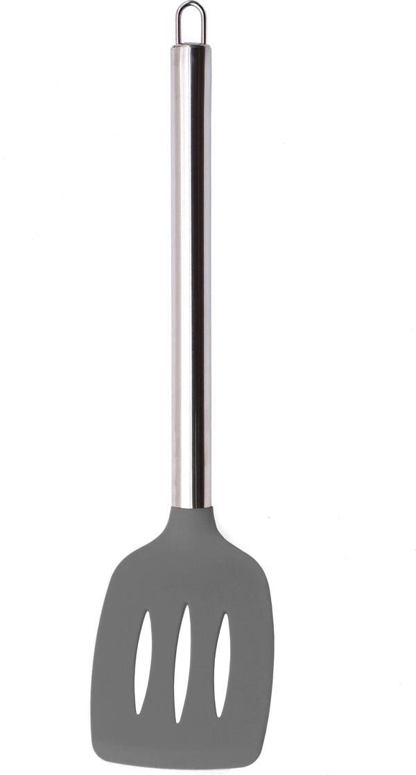 Paslanmaz Çelik Saplı Silikon Balık Spatula - Image 1
