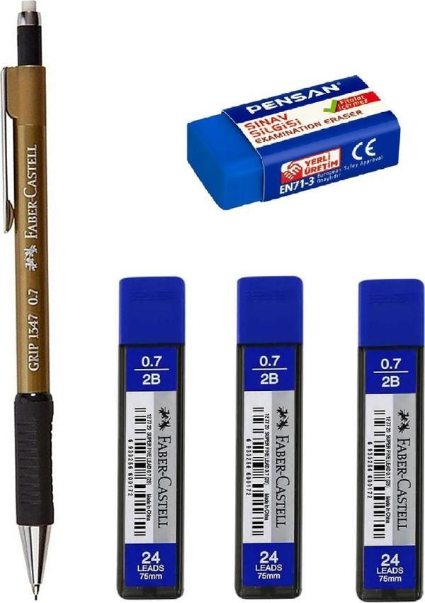 Faber-Castell Grip 1347 0.7 Versatil Trend Renkler Altın Set - Image 1