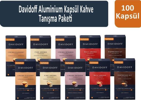 Davidoff Aluminium Kapsül Kahve Tanışma Paketi 100 Kapsül - Image 1