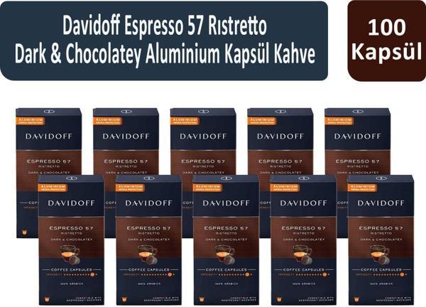 Davidoff Espresso 57 Ristretto Dark & Chocolatey Kapsül Kahve x 10 Adet - Image 1