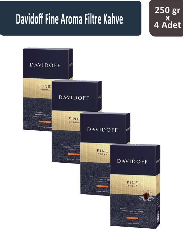 Davidoff Fine Aroma Filtre Kahve 250 gr x 4 Adet - Image 1