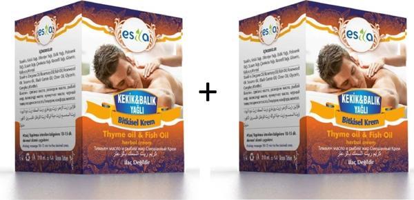 2 Adet Esila Kekik&balık Yağlı Bitkisel Krem 210+210ml - Image 1