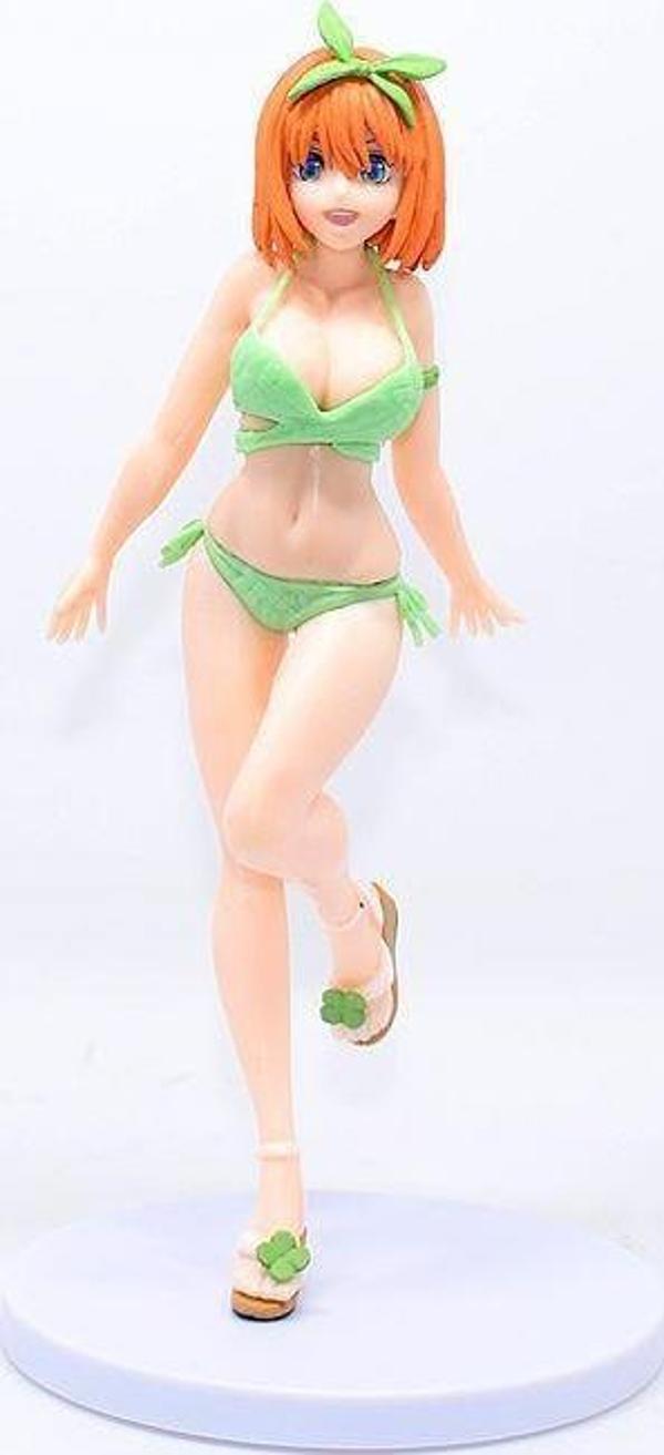 Anime The Quintessential Quintuplets Yotsuba Nakano Eşsiz Beşizler Karakter Figür Oyuncak Standlı Biblo 14663 - Image 1