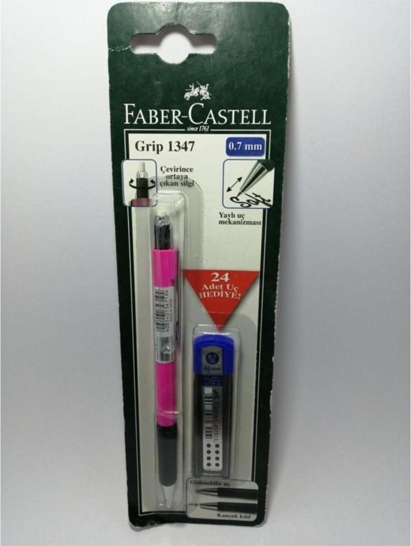 Faber-Castell Grip 1347 0,7 Pembe Versatil Kalem - Image 1