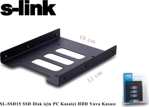 S-link SL-SSD15 Ssd Disk İçin Pc Kasa içi Hdd Yuva Kasası 2,5"-3,5" - Image 1