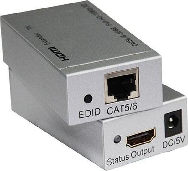 Hytech HY-HDEX60 HDMI Extender CAT6 60m Uzatıcı - Image 1