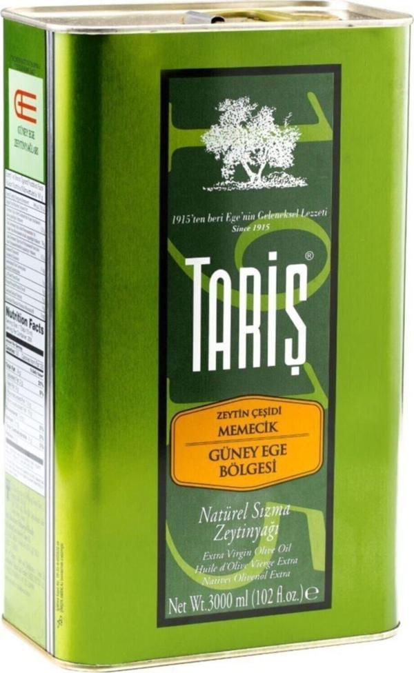 TARİŞ GÜNEY EGE NATÜREL SIZMA ZEYTİNYAĞI 3000 ML - Image 1