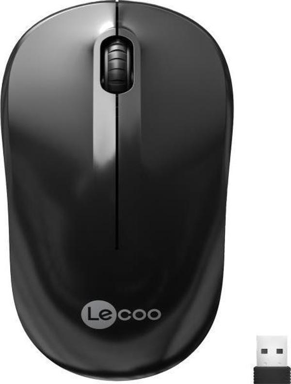 Lecoo WS206 Kablosuz 1200DPI 3 Tuşlu Optik Mouse Siyah - Image 1