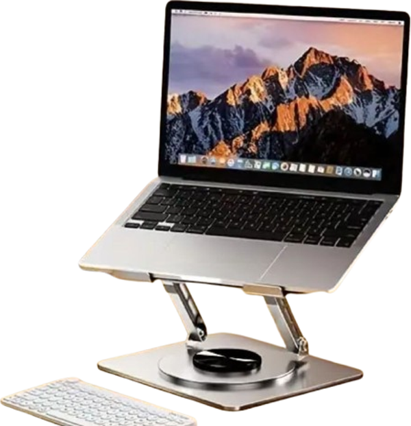 Stant  Ergonomik Dayanıklı Hava Aldıran 360 Derece Dönebilen Laptop Standı - Image 1