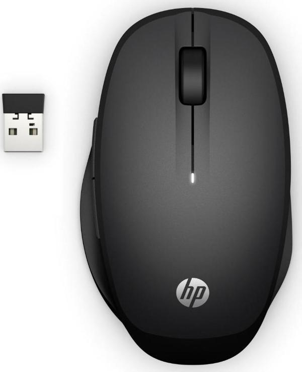 HP 300 Dual Mode Kablosuz Bluetooth Mouse Siyah 6CR71AA - Image 1