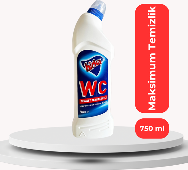 Birka WC ve Pisuvar Temizleyici 750 ml - Güçlü Pas ve Kireç Çözücü, Tuvalet Hijyeninde Üstün Performans - Image 1