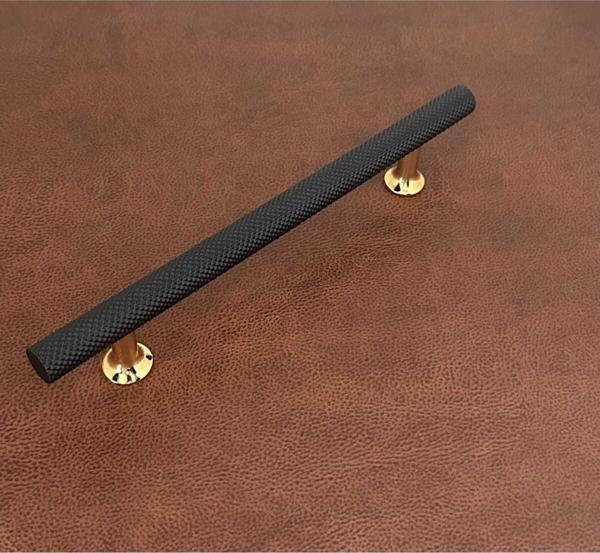 Doruk Siyah Gold Tv Ünitesi Vestiyer Yatak Odası Mutfak Dolap Çekmece Kulpu 96 Mm (9,6 Cm) 20  Adet - Image 1