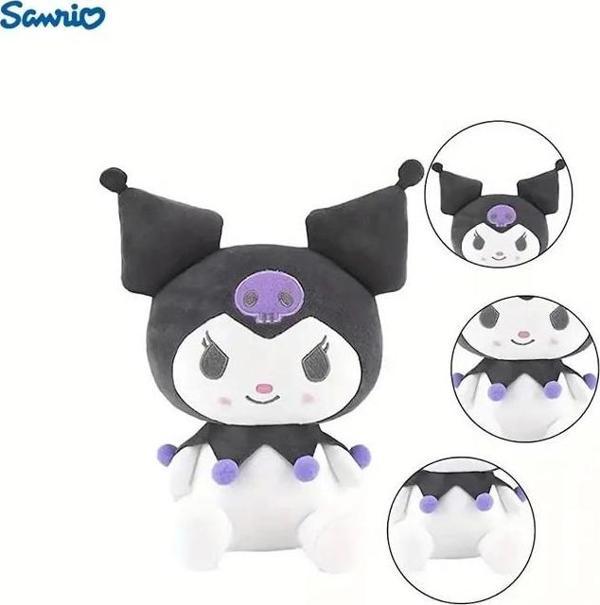 Kuromi Hello Kitty 25 Cm Peluş Oyuncak Sanrio Kuromi Plush Hediyelik Oyuncak - Image 1