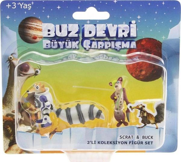 Ice Age - Buz Devri 5 Büyük Çarpışma Scrat Buck Figür Set - Image 1
