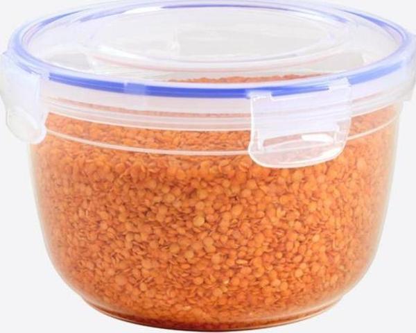 Plastik Saklama Kabı Silikon Contalı Yuvarlak 2100 ml - Image 1