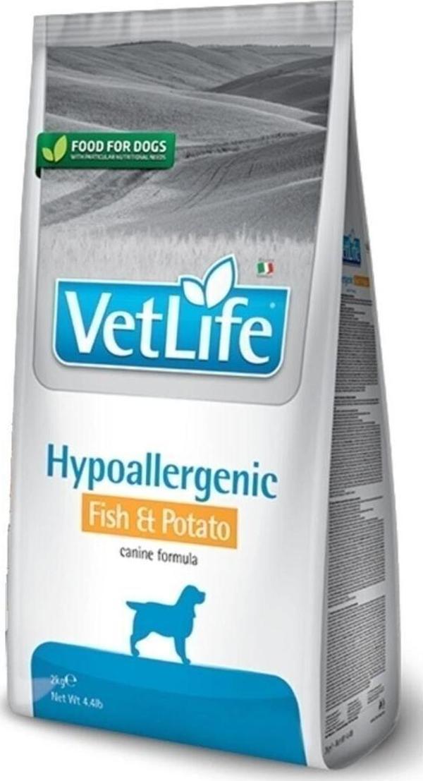 Vet life Dog Hypoallergenic Balıklı 2kg - Image 1
