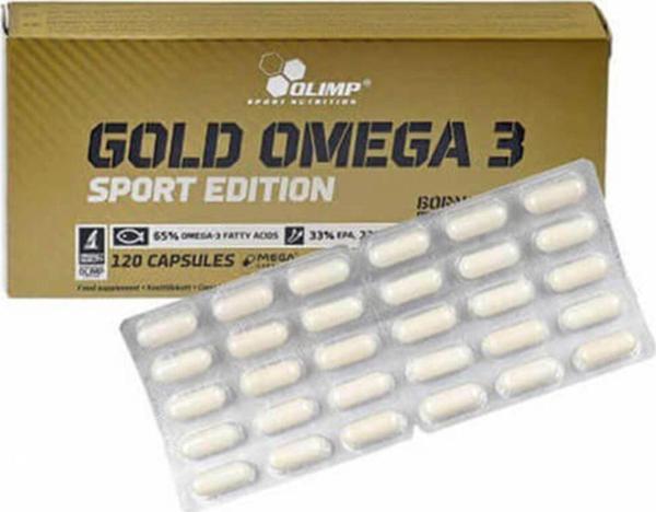 Olimp Gold Omega 3 Sport Edition 120 Kapsül Balık Yağı - Image 1