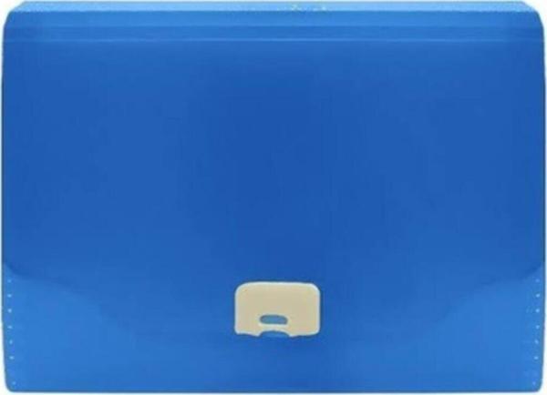 Faber-Castell Körüklü Dosya Neon Renkler Koyu Mavi 5075392300000 - Image 1