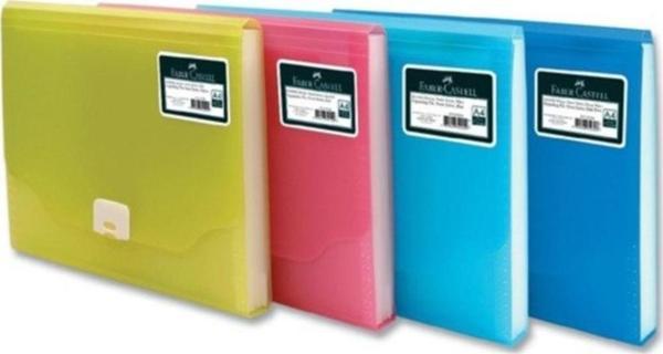 Faber-Castell Körüklü Dosya Neon Renkler Sarı - Image 1