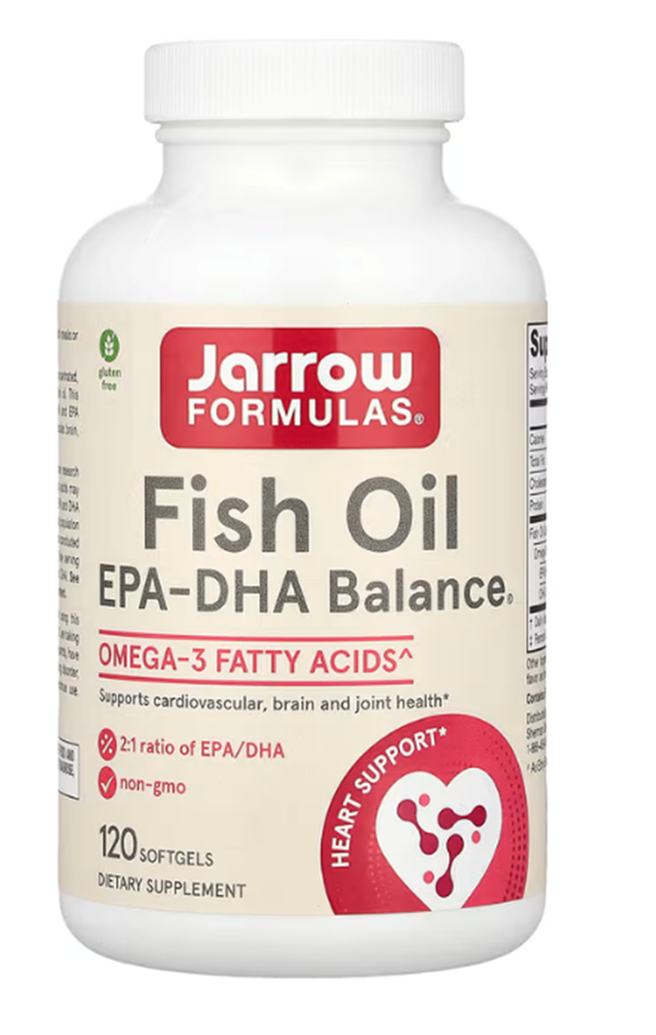 Jarrow Formulas, Fish Oil, EPA-DHA Balance®, 120 Softgels (60 Servis) - Image 1