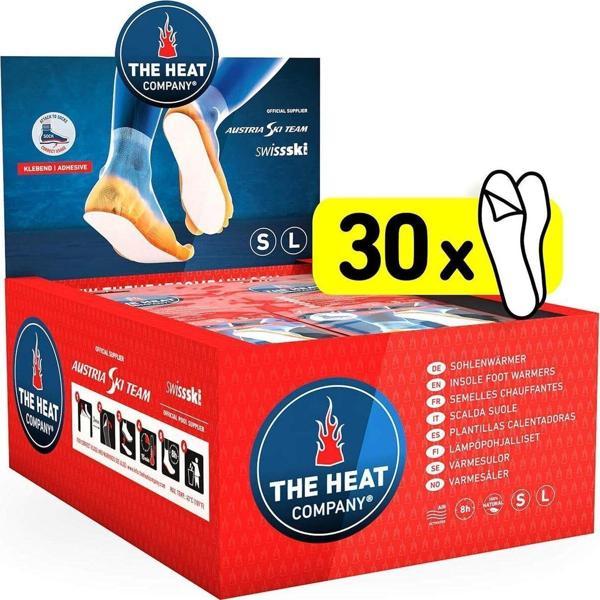 The Heat Company The Heat 60 Adet(30 Çift) Yapışkanlı Tabanlık Ayak Isıtıcı 8 Saat Sıcak Insolewarmers-S (36-41) - Image 1