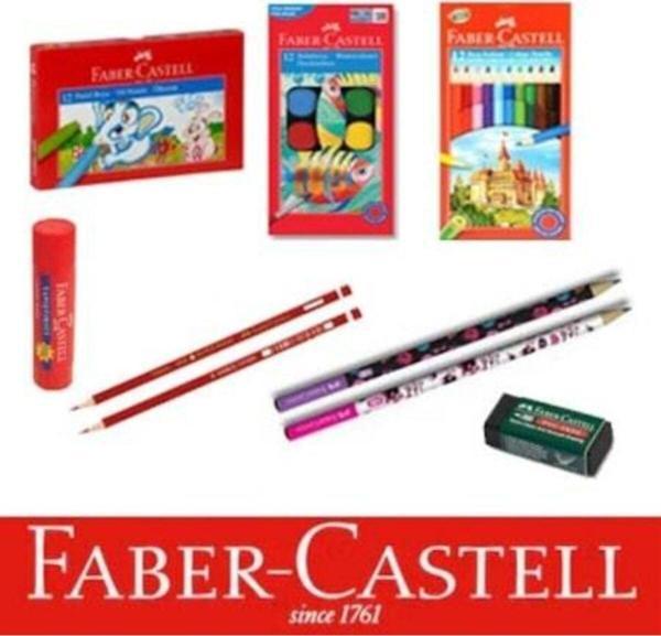 Faber-Castell Ilkokul Kırtasiye Boya Seti 9 Parça - Image 1