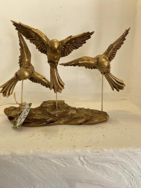 Kırlangıç Ebabil Kuşları Biblo Gold - Image 1