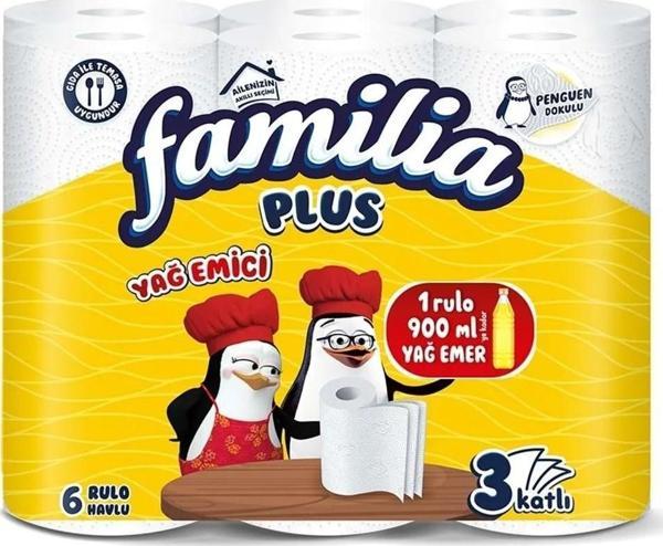 Familia Plus Yağ Emici Havlu 6'lı - Image 1