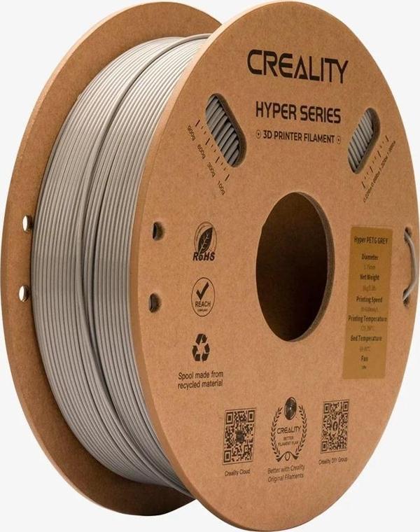 Creality Hyper PETG Filament Gri 1.75mm 1kg - Image 1