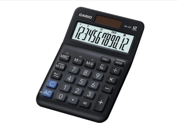 Casio Ms-20F 12 Hane Masa Üstü Hesap Makinesi - Image 1