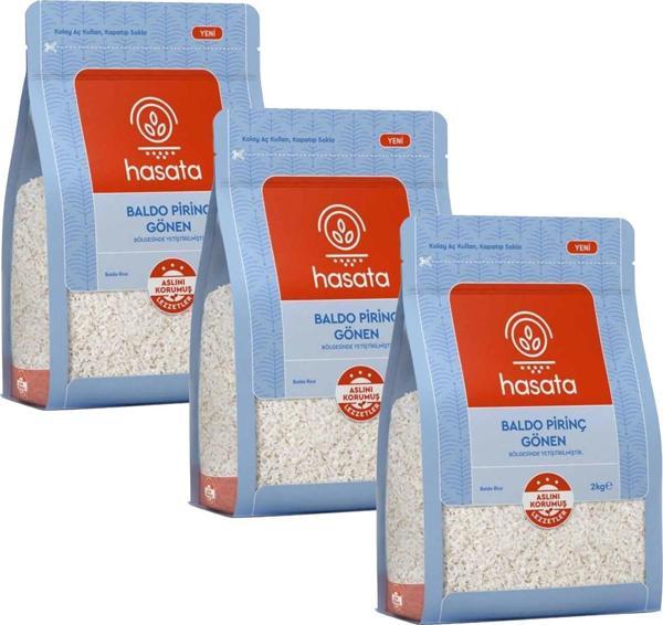 Hasata Gönen Baldo Pirinç 2 Kg x 3 Adet - Image 1