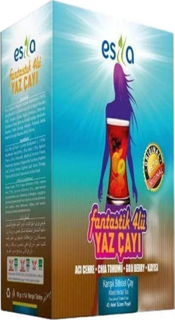 ESİLA Fantastik Dörtlü Yaz Çayı Karışık Bitkisel Çay 45'Li - Image 1