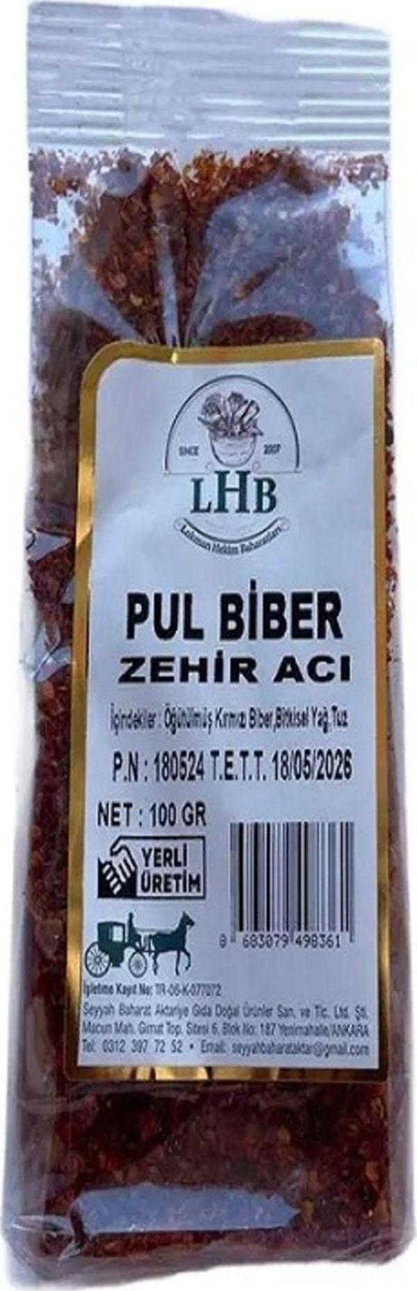 lokman hekim baharat Pul Biber Zehir Acı 100 Gr - Image 1