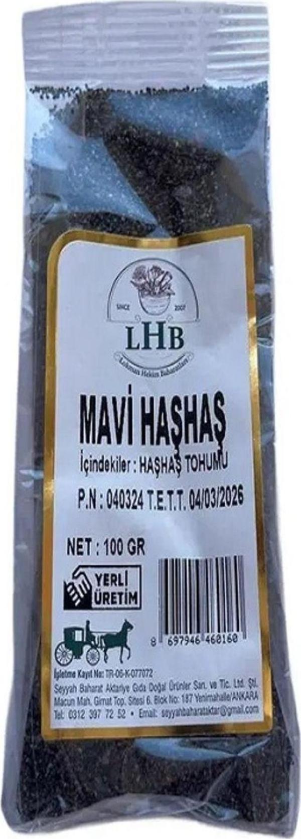 lokman hekim baharat Mavi Haşhaş 100 Gr - Image 1