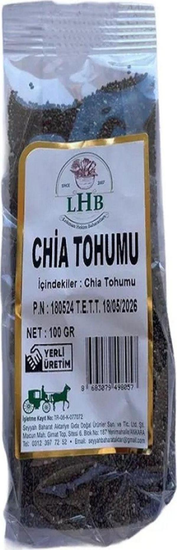 lokman hekim baharat Chia Tohumu 100 Gr - Image 1