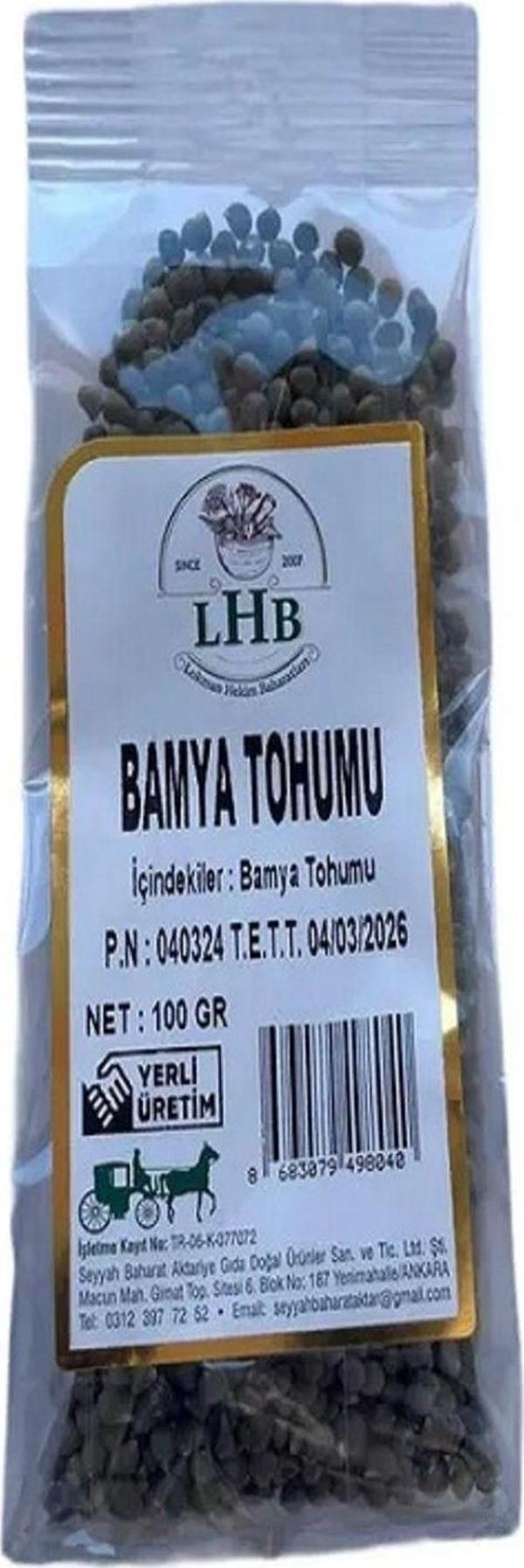 lokman hekim baharat Bamya Tohumu 100 Gr - Image 1