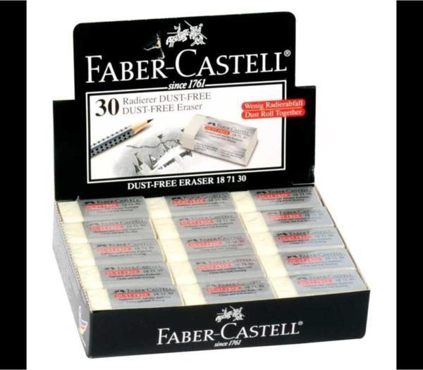Faber-Castell Dust Free Silgi No:30 Küçük Boy 30 Lu (1 Kutu) - Image 1