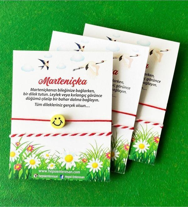 Hepsi Enteresan Sarı Nazar Boncuklu Marteniçkalar (3 Adet) - Image 1