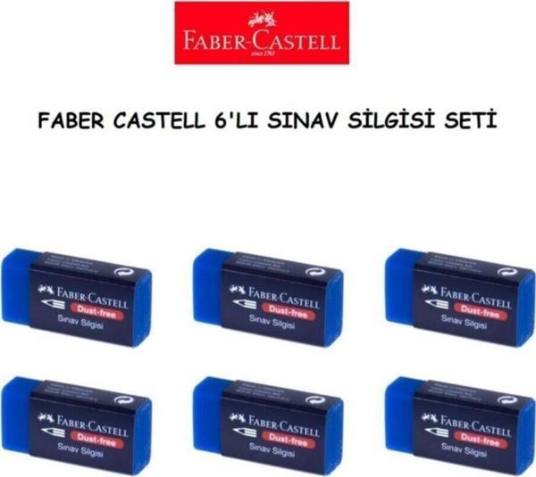 Faber-Castell 6'Lı Sınav Silgisi Seti - Image 1