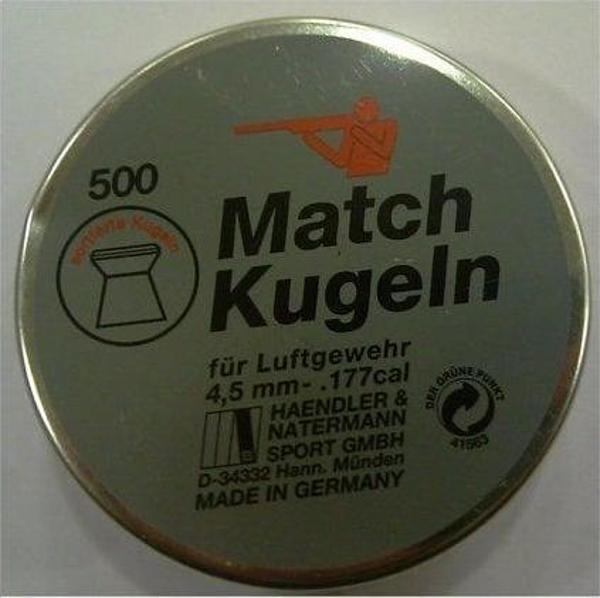 H&N MATCH  KUGELN 4.5 CAL HAVALI TÜFEK SAÇMASI - Image 1