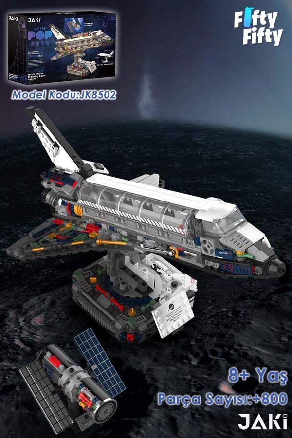 Jaki Space Serisi/Uzay Aracı -JK8502 (+800 Parça) Oyuncak Yapım Seti - Image 1