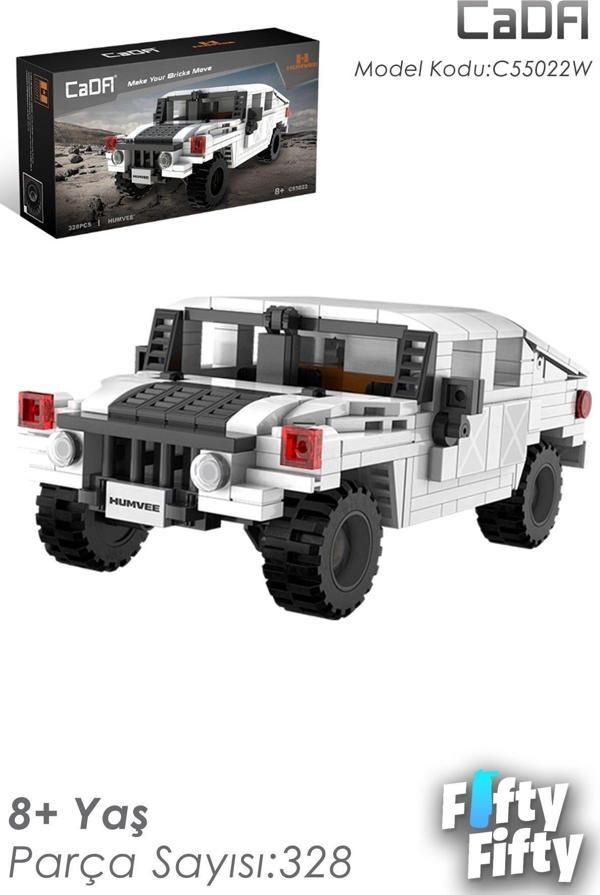 Cada Humvee -C55022W (328 Parça) Oyuncak Yapım Seti - Image 1