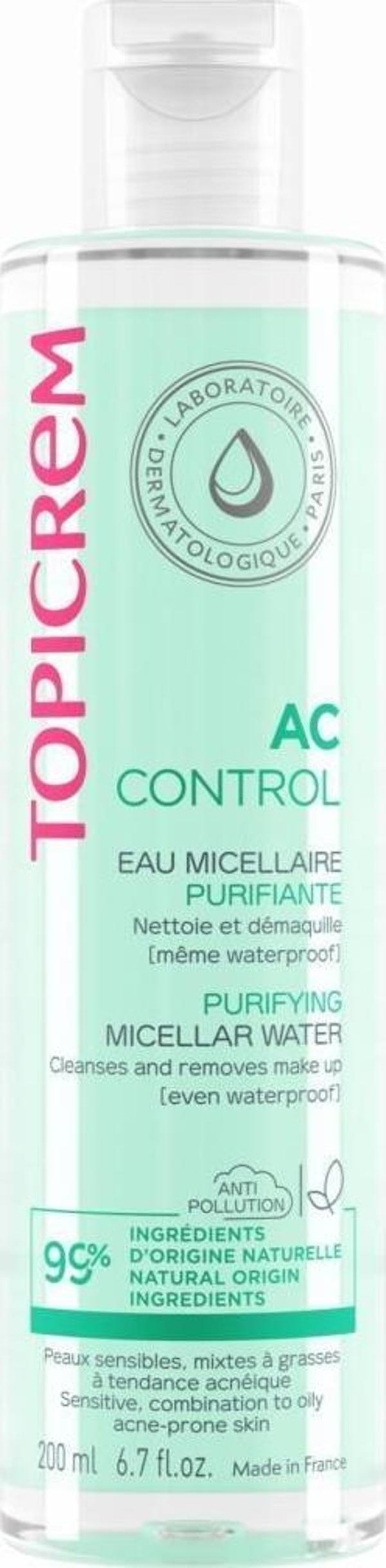 TOPICREM AC Control Purifying Micellar Water 200 ml - Image 1