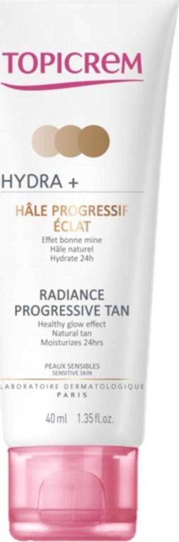 TOPICREM Hydra+ Radiance Progressive Tan 40 ml - Image 1