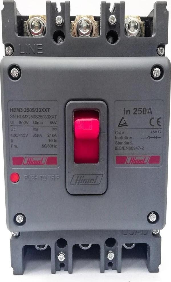 Himel Kompak Şalter 250 A 60Ka 3P Tse Tmş. Hdm3250N25033Xx - Image 1