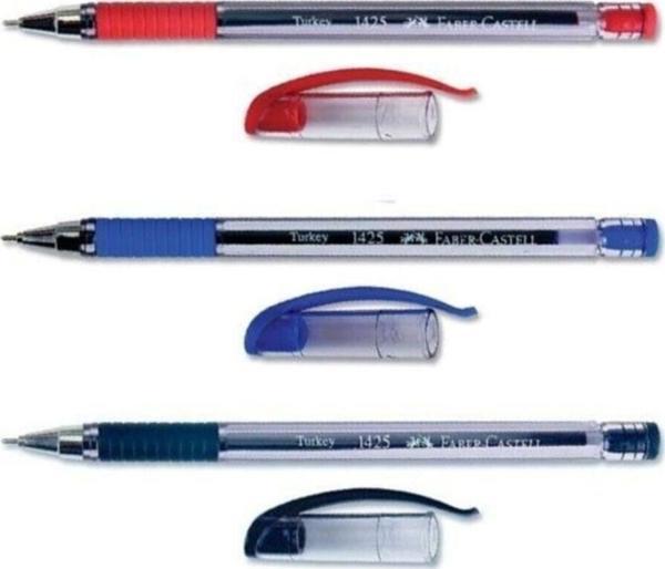 Faber-Castell 1425 Inçe Iğne Uçlu Tükenmez Kalem 0,7Mm 3 Farklı Renk - Image 1