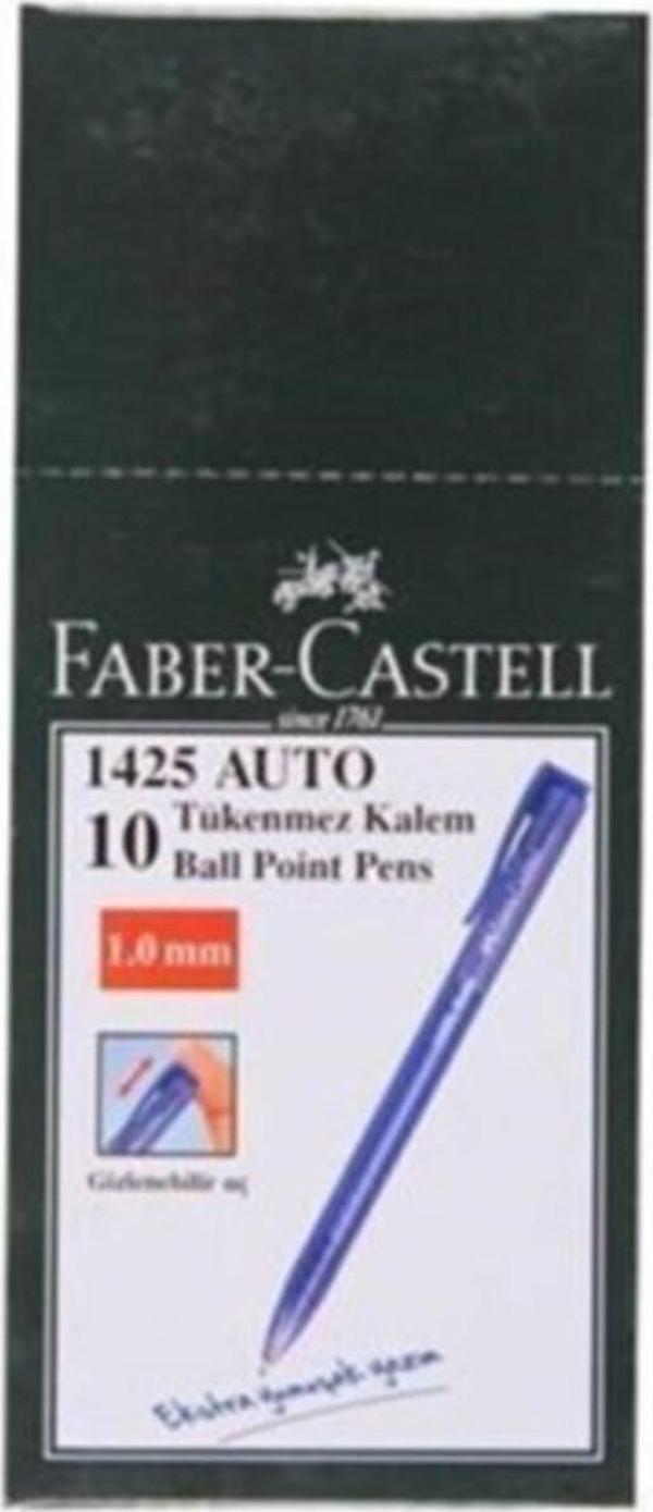 Faber-Castell 1425 Auto Mavi Tükenmez Kalem - Image 1